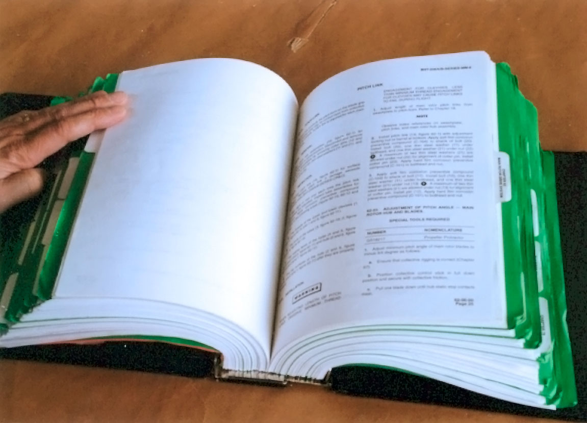 A picture of a manual.